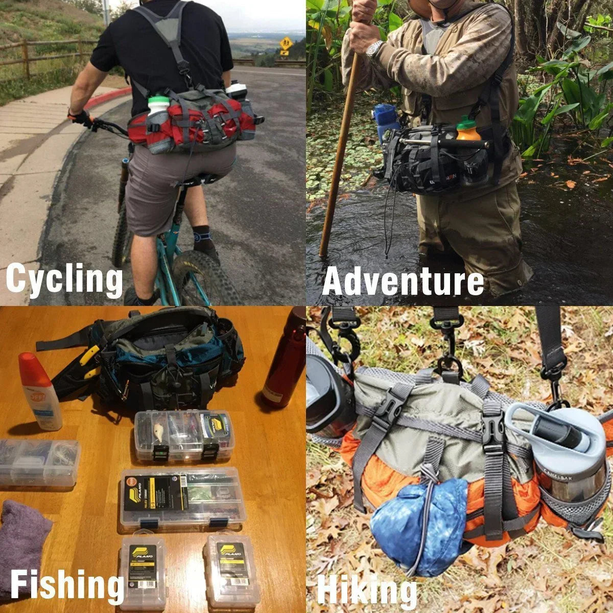 Hjemix | Ultralett multifunksjonell utendørs hofteveske