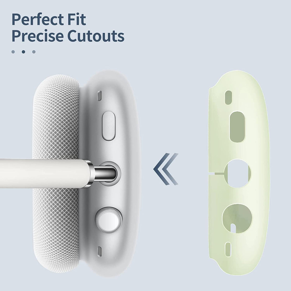 Hjemix | AirPods Max Hodetelefoner, Anti-Ripe Ørekoppdeksel