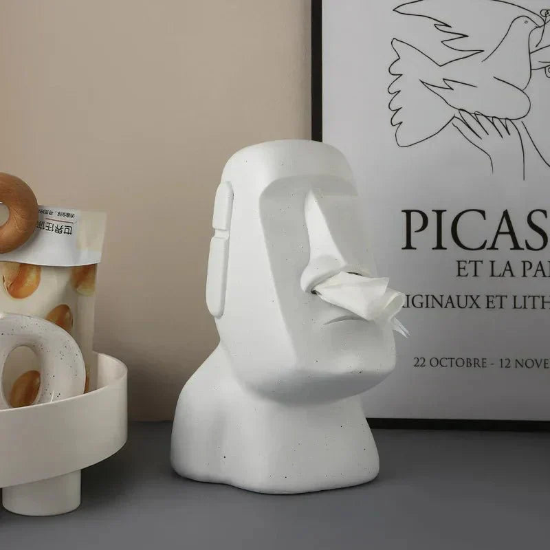 Hjemix | Pappeske i Påskeøya-statuer design