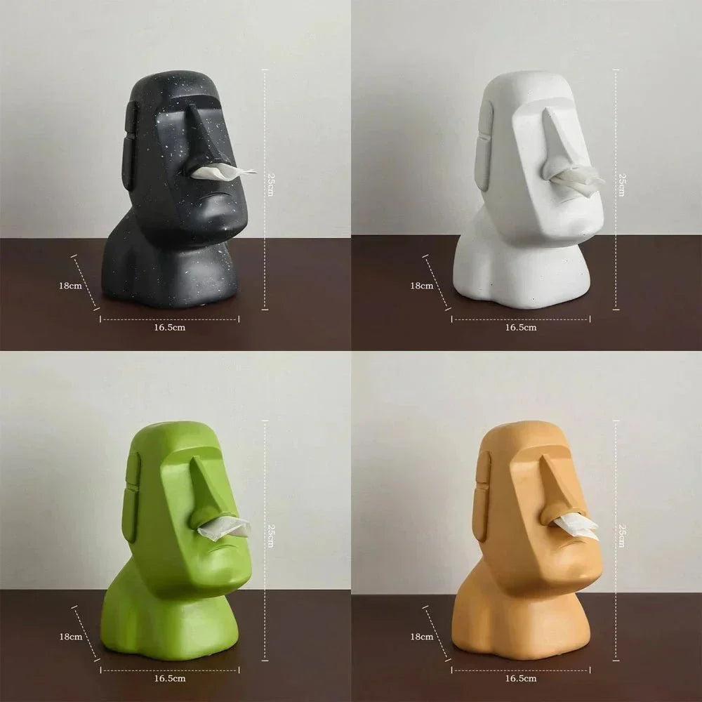 Hjemix | Pappeske i Påskeøya-statuer design