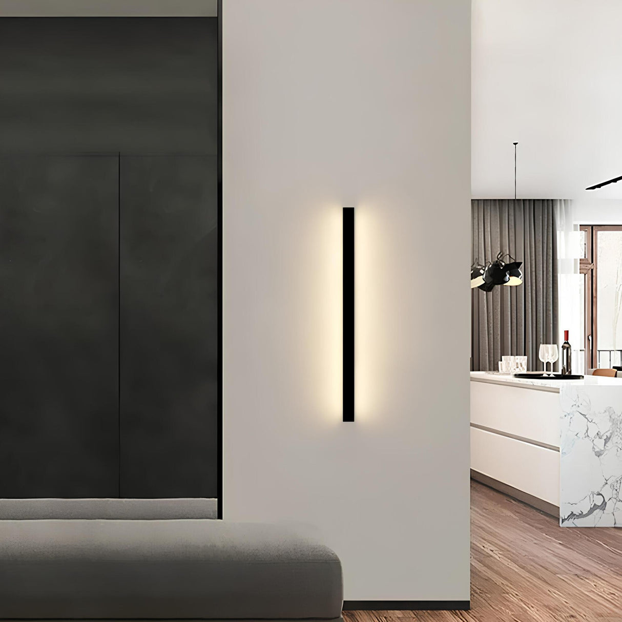 Hjemix | Hjemix - Elegant LED Vegglampe for Moderne Bolig