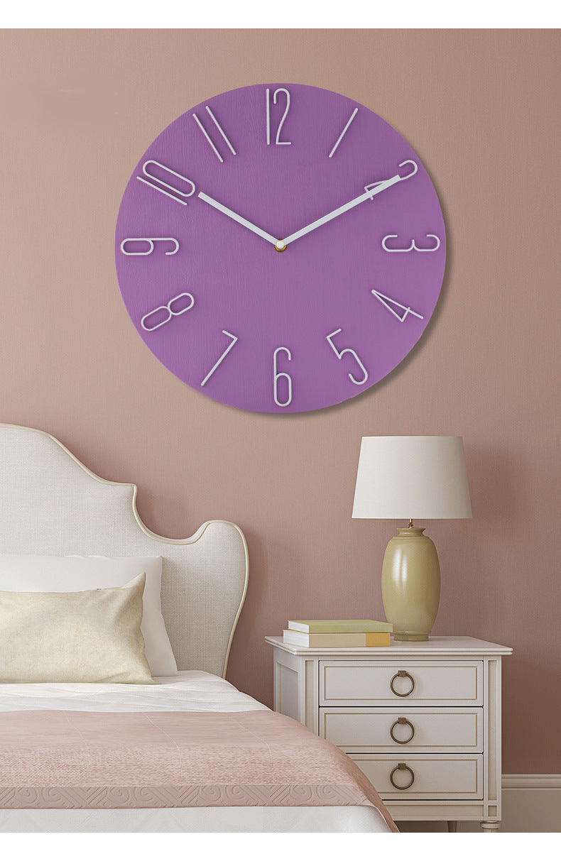 Hjemix | Enkel Minimalistisk Veggdekorasjonsklokke