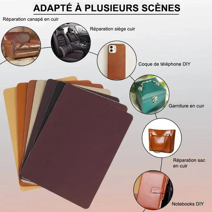 Hjemix | Lær Lær Reparasjonslapper