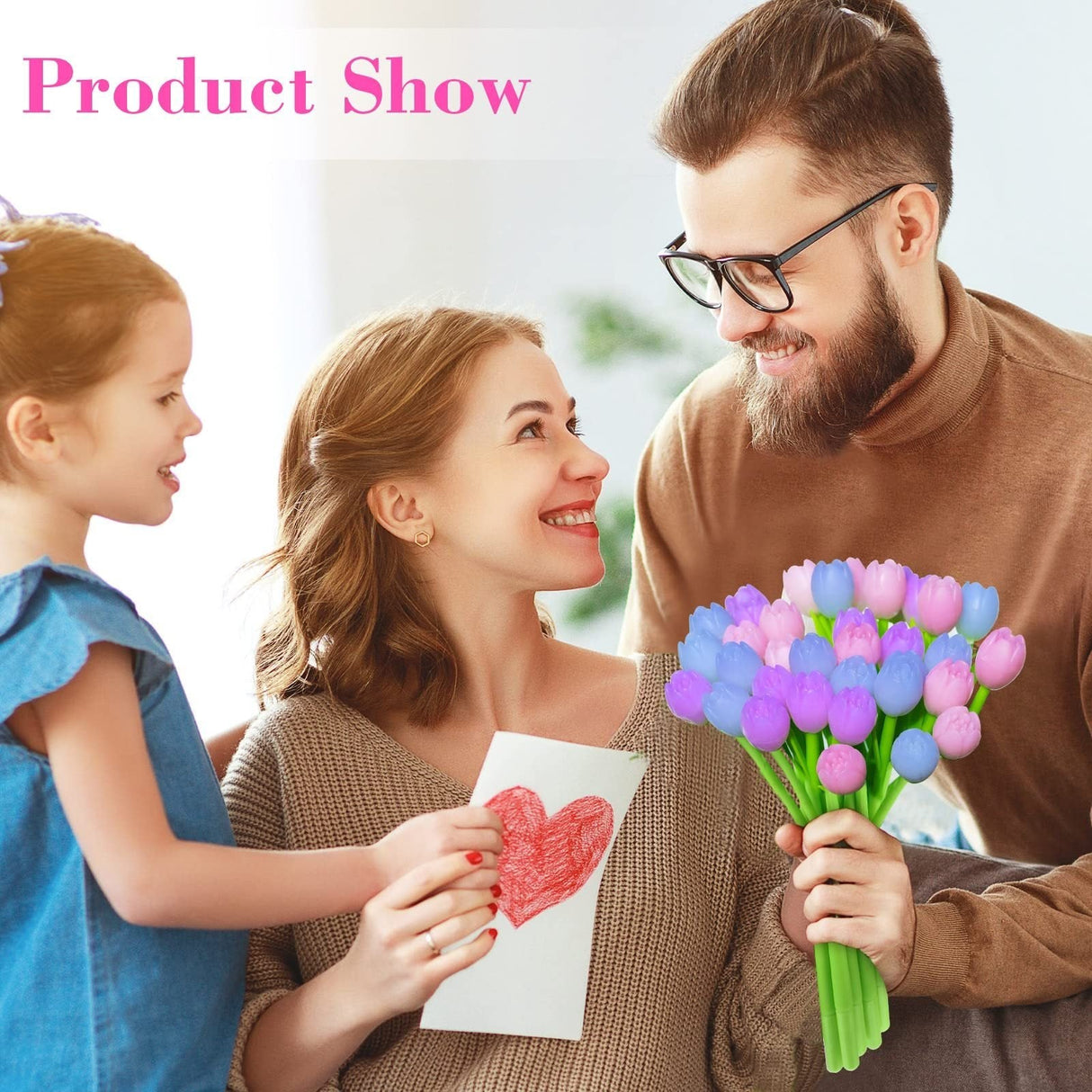 Hjemix | Fargeforandrende tulipan kulepenner (sett med 6)