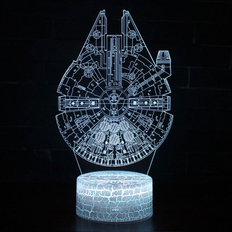 Hjemix | 3D Lampe Star Wars Millennium Falcon