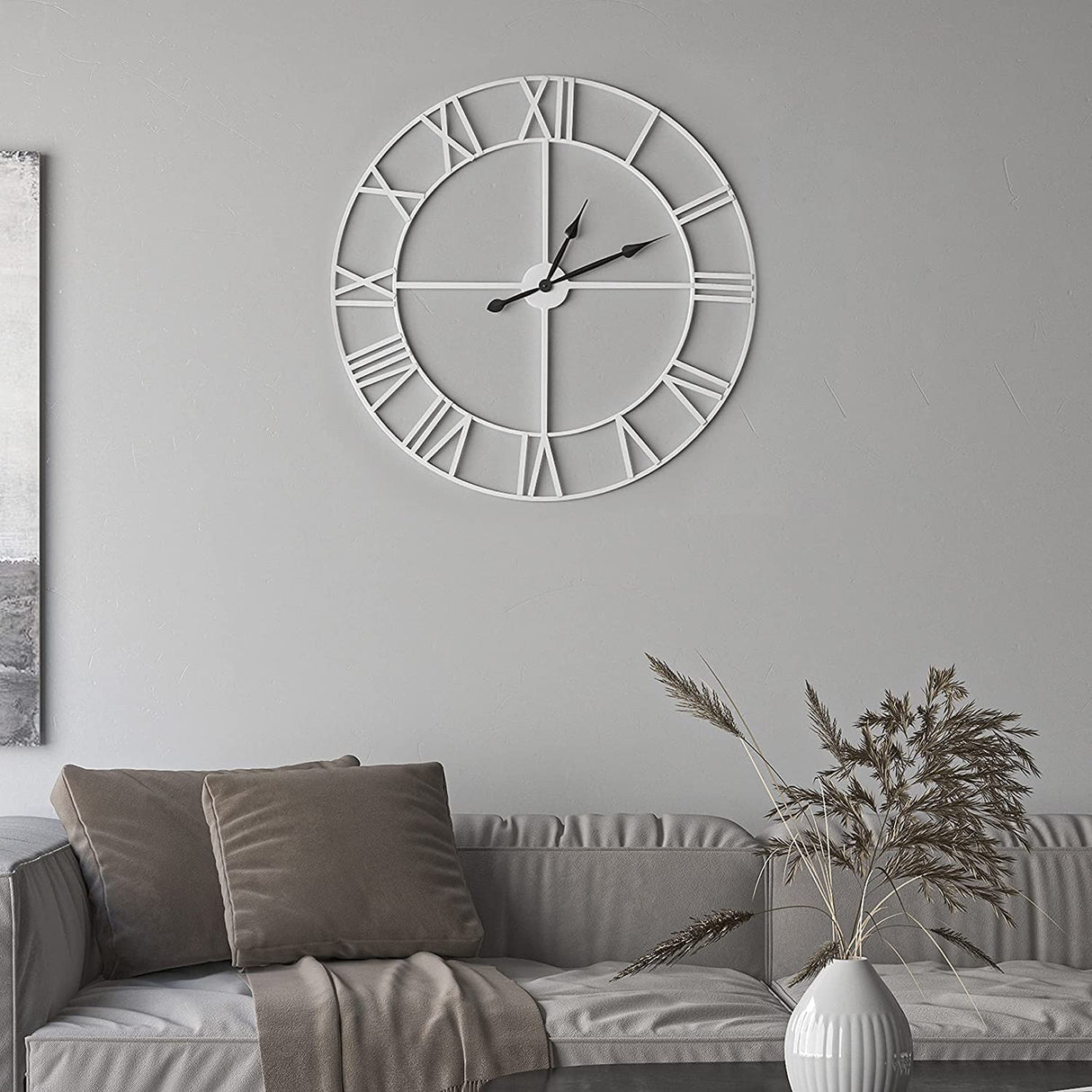 Hjemix | Metal Weiß Oro Uhr