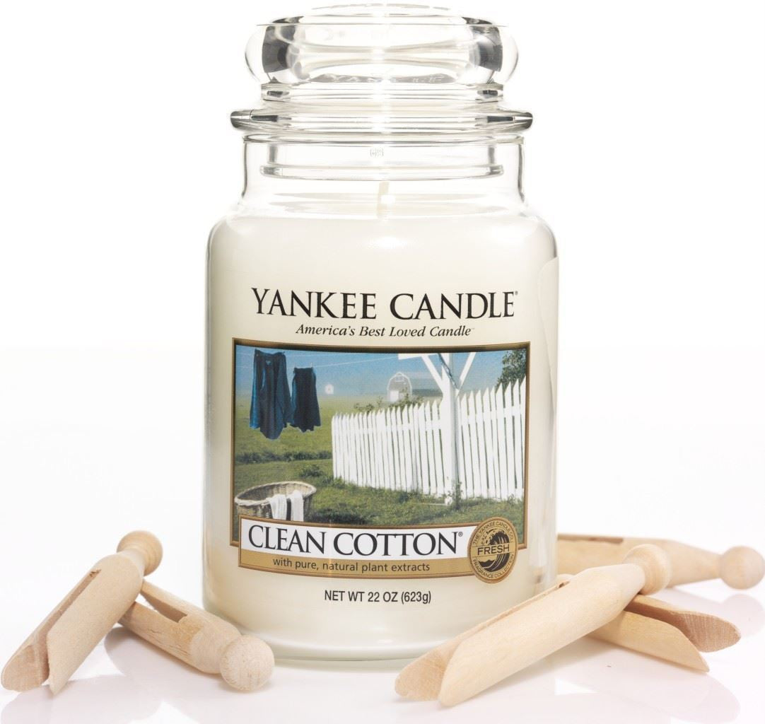 Hjemix | 22oz Ren Bomull Yankee Candle