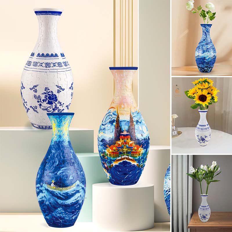 Hjemix | 3D Kunst Puslespill Vase