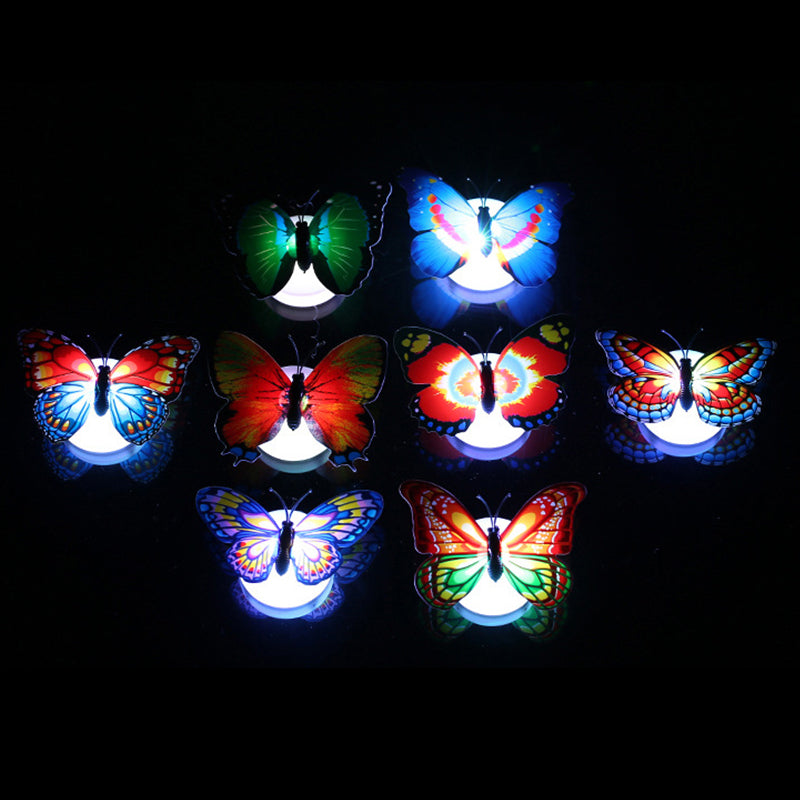 Hjemix | 3D LED Sommerfugl Dekorasjon Nattlys