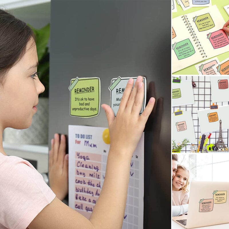 Hjemix | Mental Health Sticky Notes Klistremerker (24 stk)