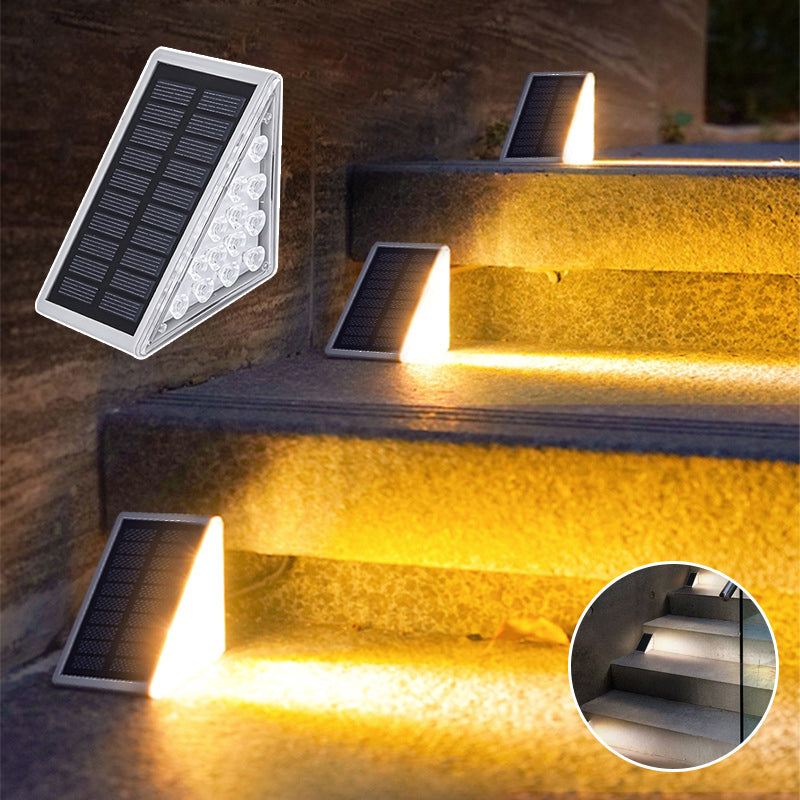 Hjemix | LED Solarlampe vanntett trappen lys
