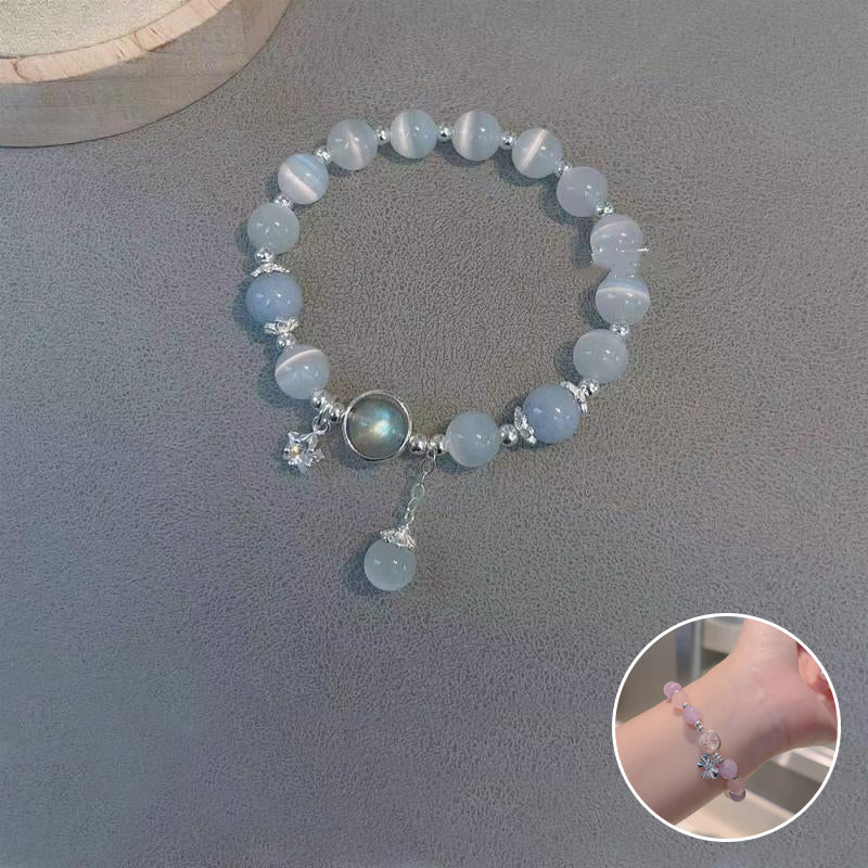 Hjemix | Imitert Kattøyekrystall Sommerfugl Armbånd