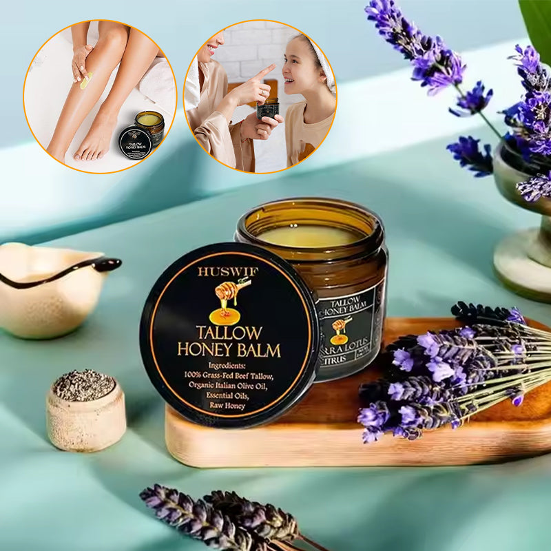 Hjemix | Rindfett bivoks og honning ansiktskrem