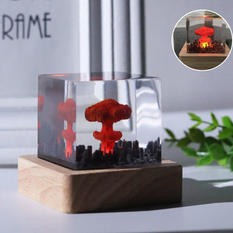Hjemix | Harpiks lampe med eksplosive bomber