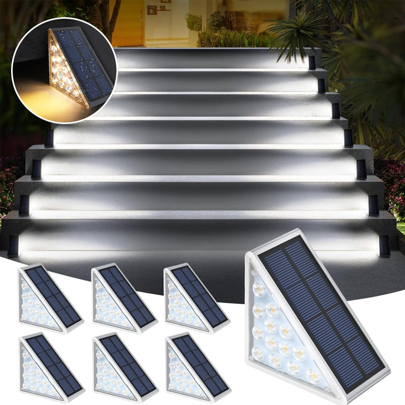 Hjemix | LED Solarlampe vanntett trappen lys
