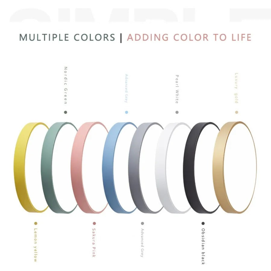 Hjemix | Tre Macaroon Sirkulær Takbelysning