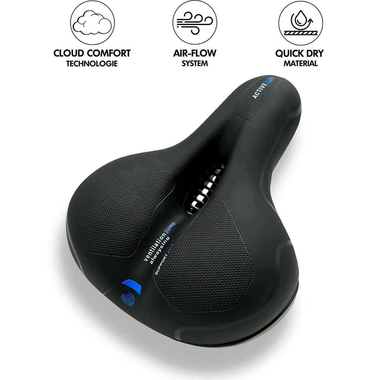 Hjemix | Sykkel Comfort Pro - Ergonomisk Sykkelsete for Smertefri Sykkelopplevelse