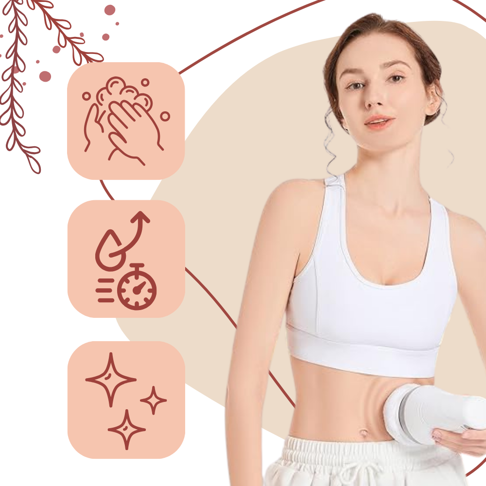 Massasjeapparat mot cellulitt med høyfrekvente vibrasjoner