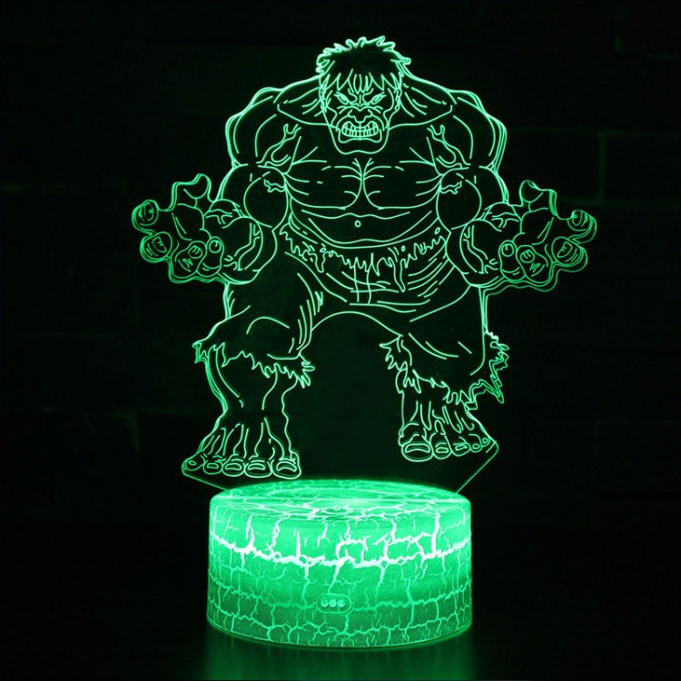Hjemix | 3D Lampe Marvel Hulk
