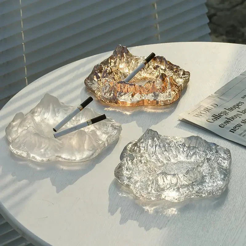 Hjemix | Ice Style Mountain Glass Askebeger Dekorasjon