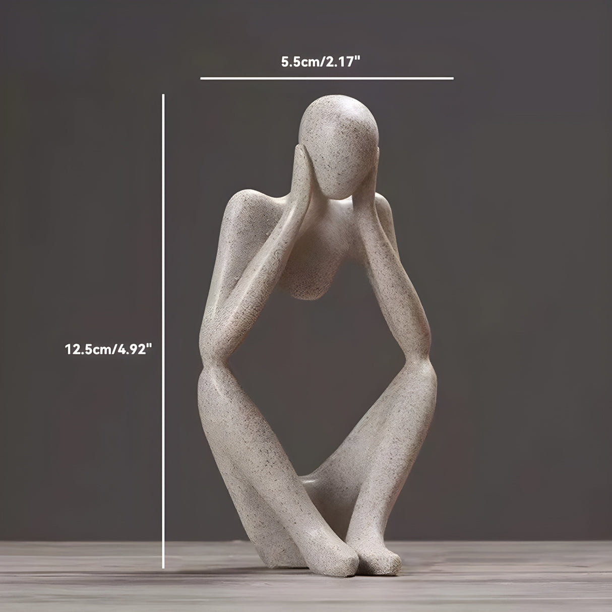 Hjemix | Abstrakt Tenker Skulptur Hjem Dekor