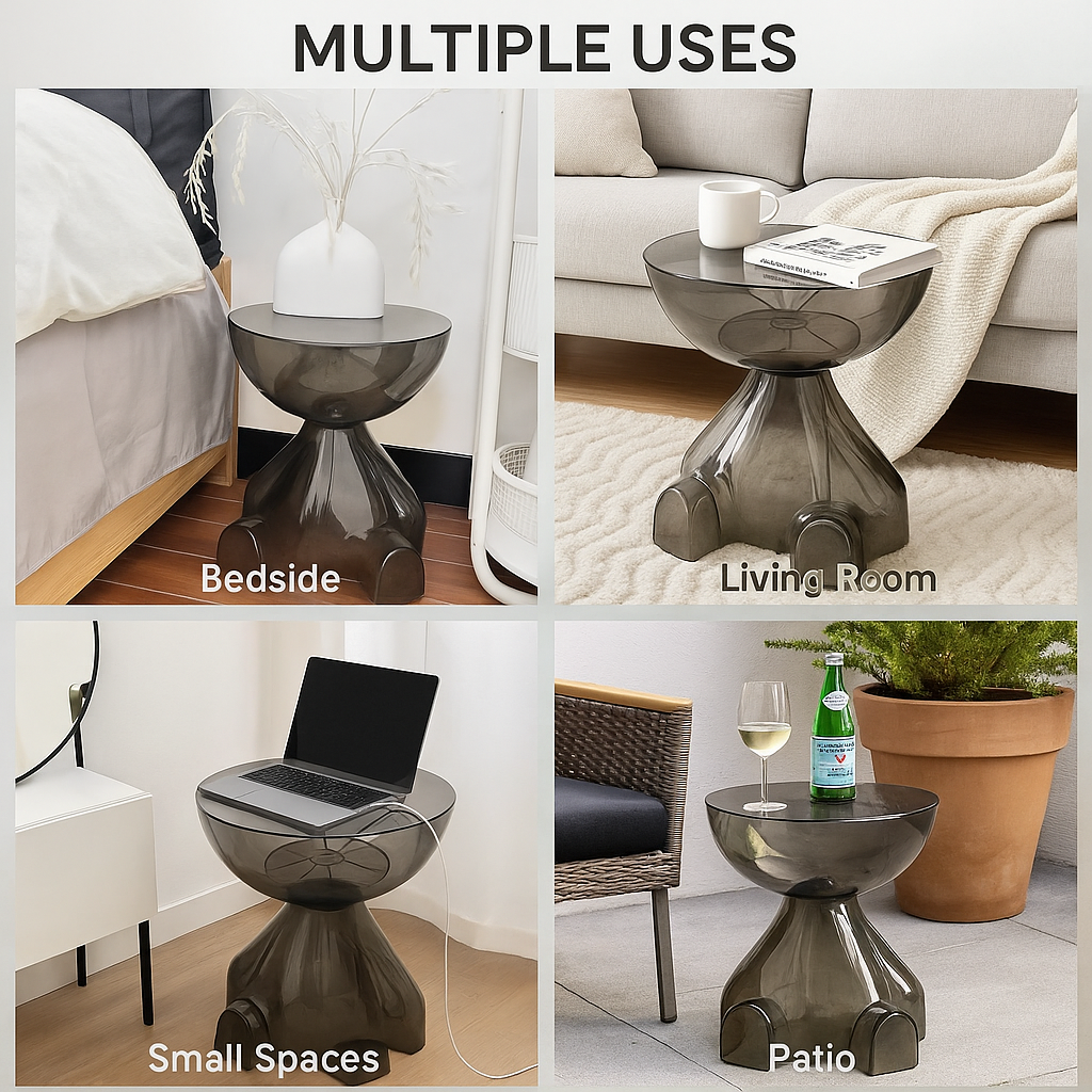 Hjemix | European Akril Transparent Plassbesparende Kaffebord