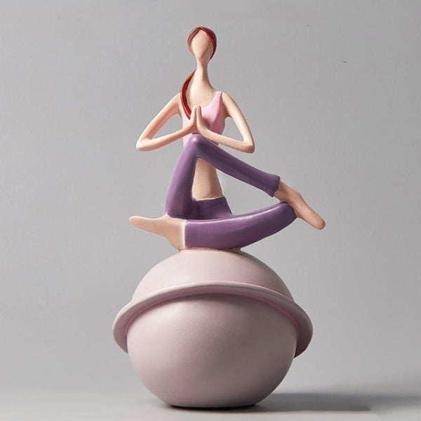 Hjemix | Yoga Dame Figurine Skulptur