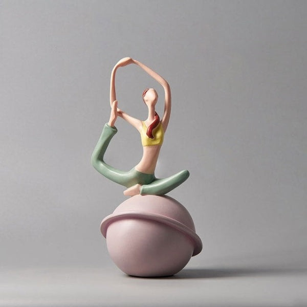Hjemix | Yoga Dame Figurine Skulptur