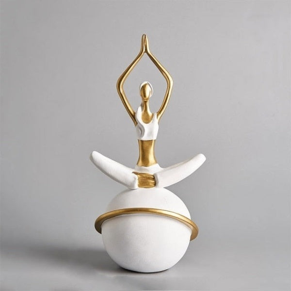 Hjemix | Yoga Dame Figurine Skulptur