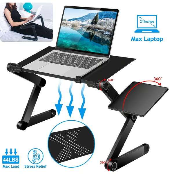 Hjemix | 360° Ergonomisk Laptopstativ – FlexStand