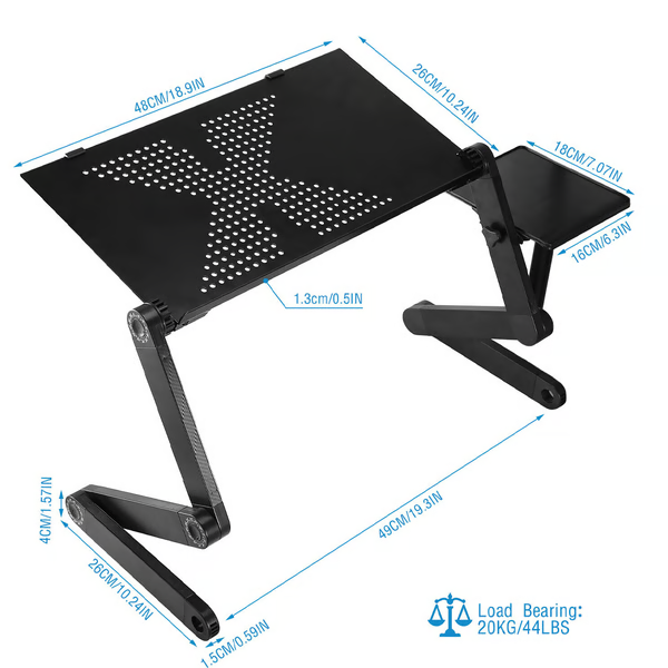 Hjemix | 360° Ergonomisk Laptopstativ – FlexStand