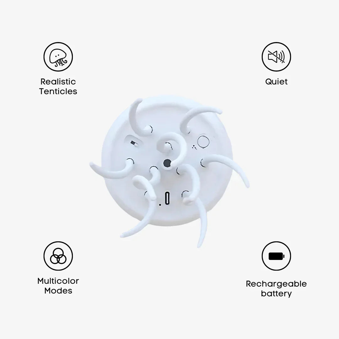 Hjemix | Original JellyBeat | Smart Fargerik LED Dansende Manet Lampe