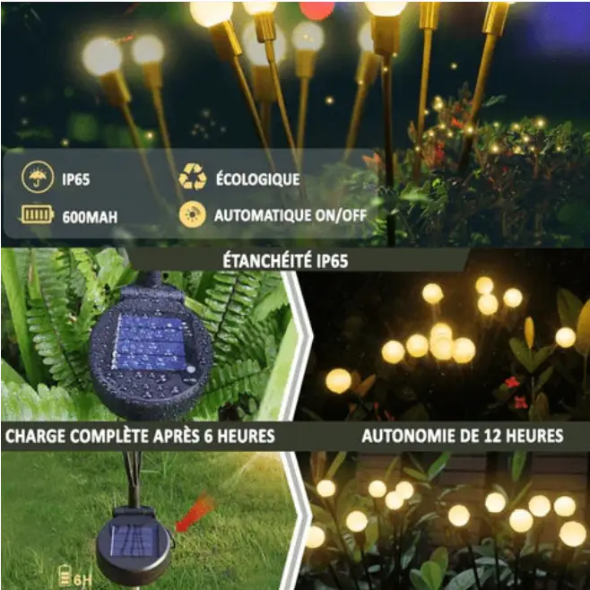 Hjemix | Den magiske sollampen med ildflue-effekt