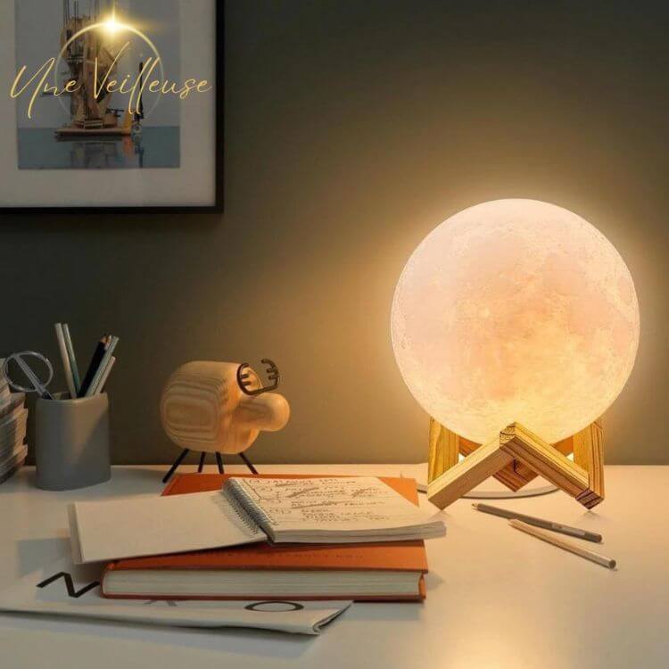 Hjemix | Design Nattbord Lampe - LunarLight™ Måne Lampe