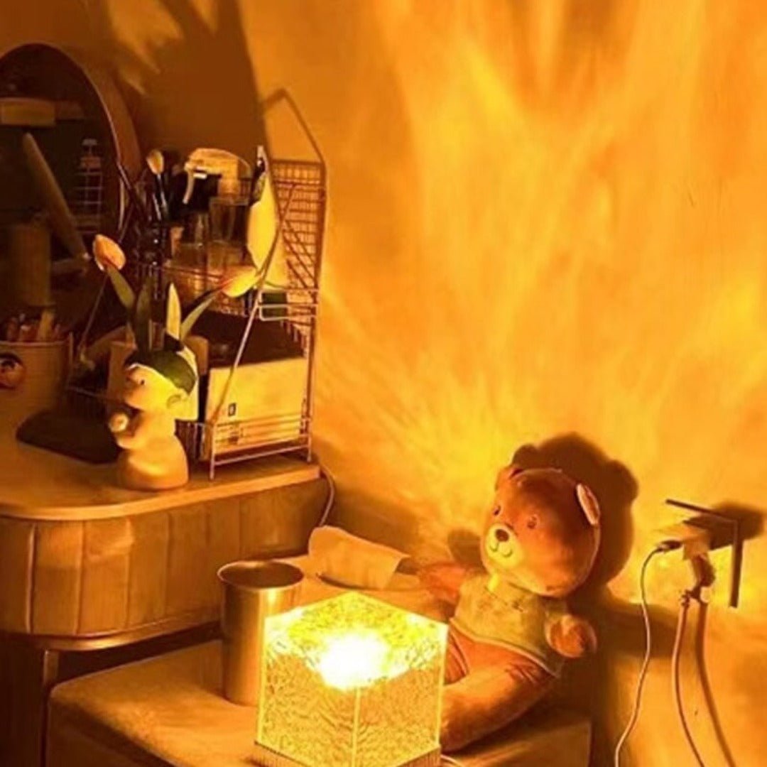 Hjemix | Magiske Bølger | Dynamisk Vannbølgeprojeksjonsstemningslampe