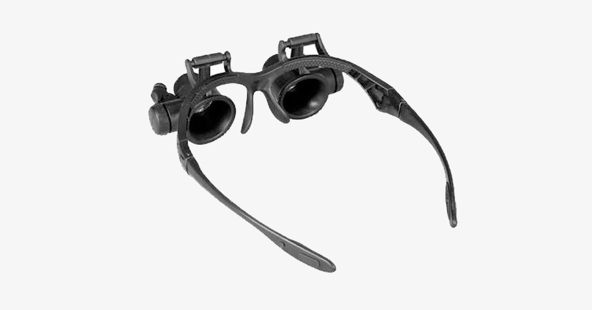 Hjemix | Forstørrelsesglass med LED-lamper, hender fri & lysinnstillinger