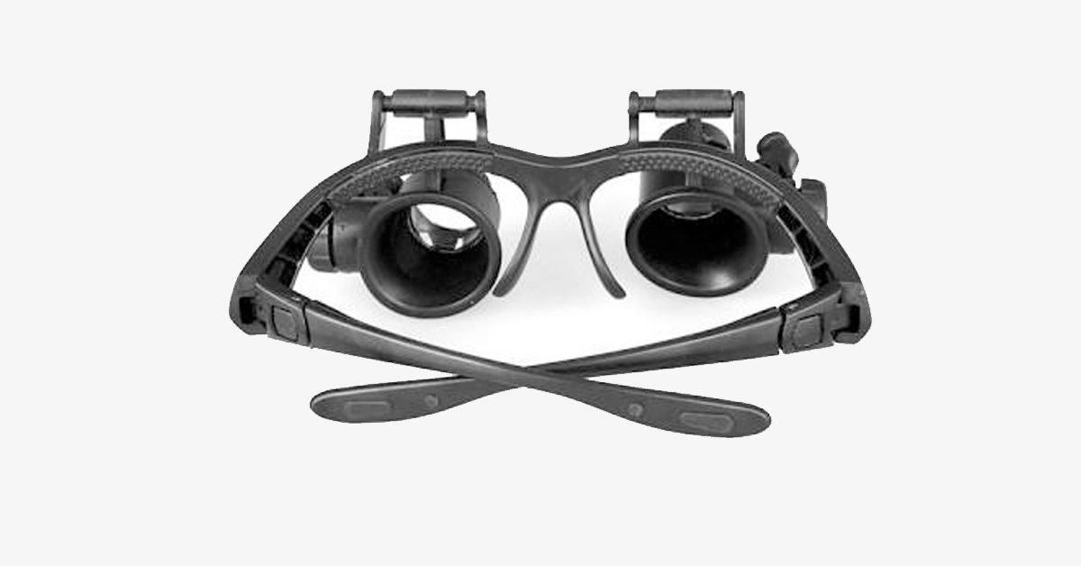 Hjemix | Forstørrelsesglass med LED-lamper, hender fri & lysinnstillinger