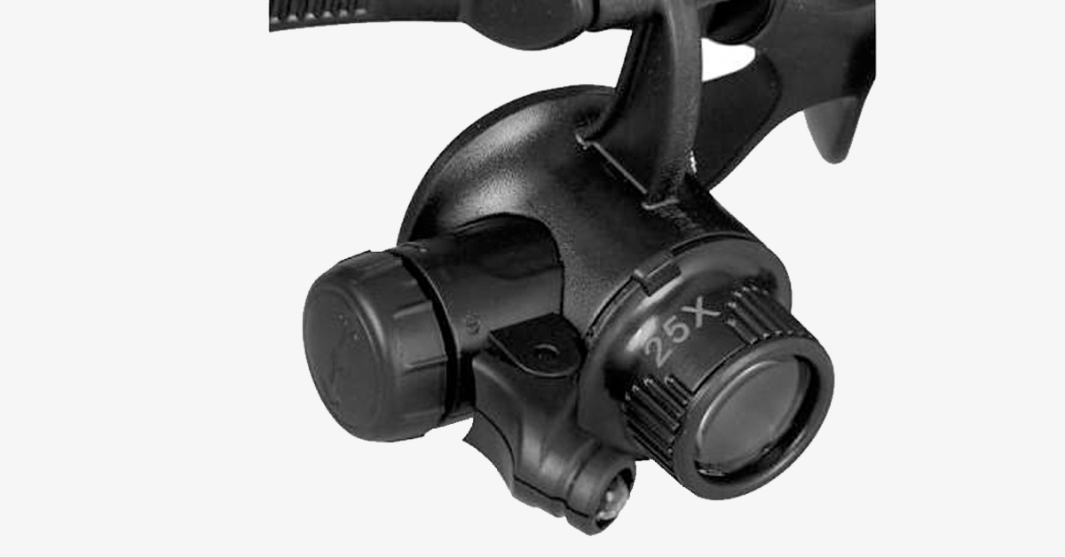 Hjemix | Forstørrelsesglass med LED-lamper, hender fri & lysinnstillinger