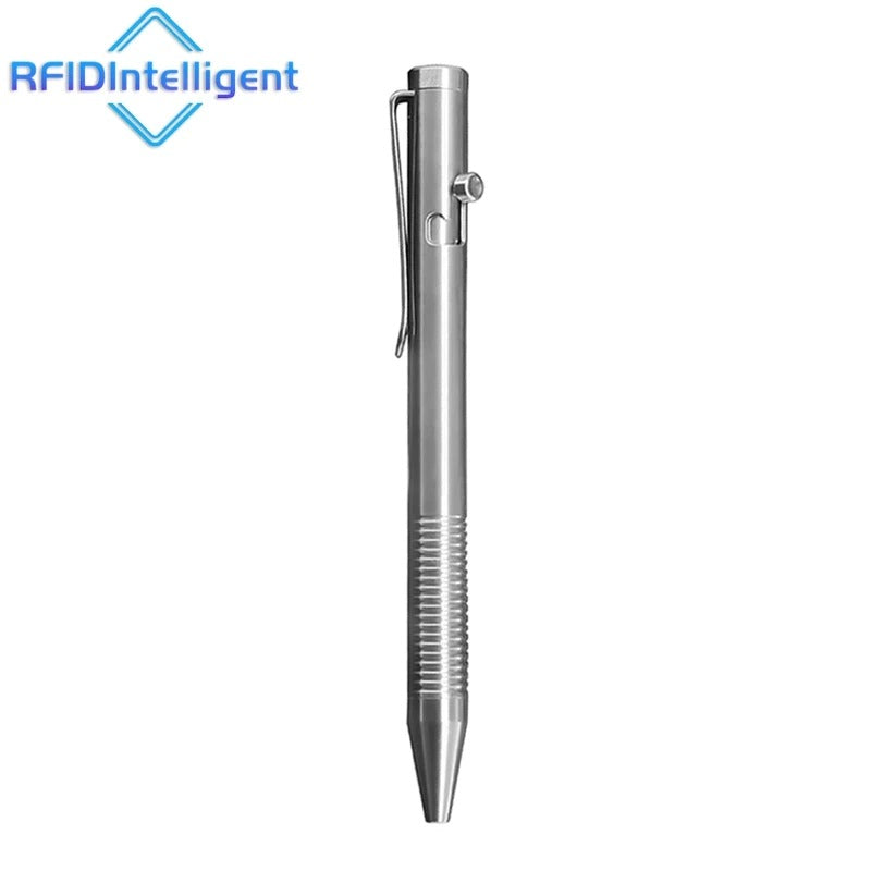 Hjemix | Titanium Bolt Action Penn – Holdbar Metall Mekanisk Skrivepenn