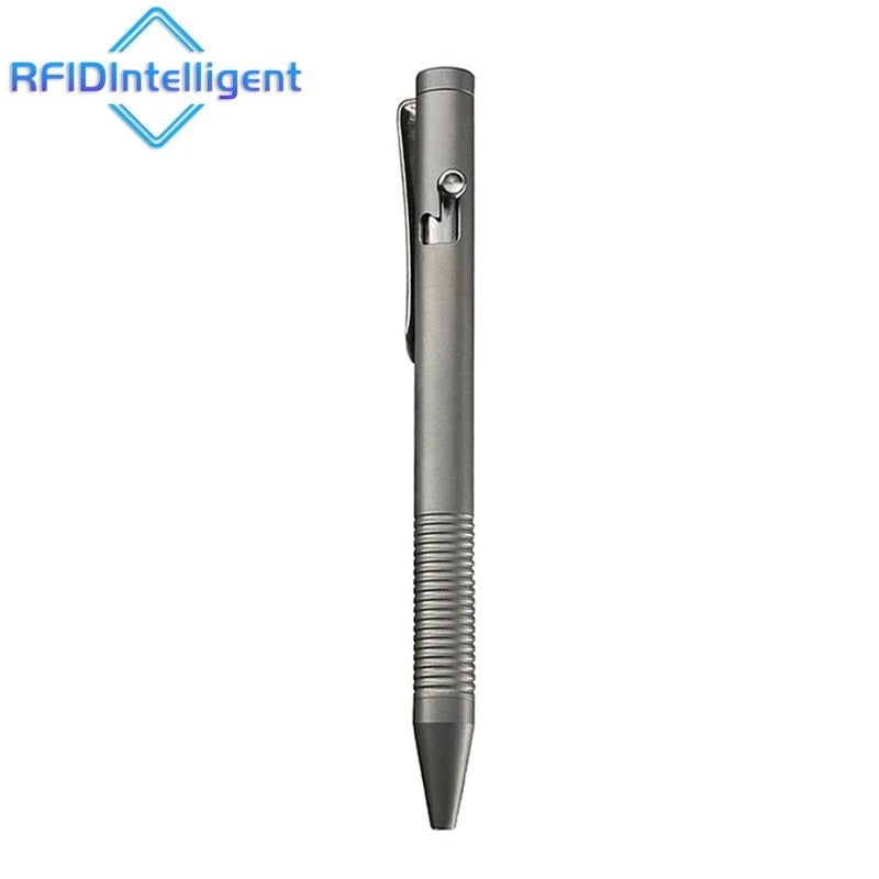 Hjemix | Titanium Bolt Action Penn – Holdbar Metall Mekanisk Skrivepenn