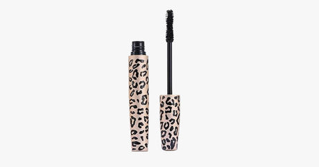 Hjemix | 3D Transplant gel & mascara i leopardmønstret flaske - Laget av naturlige fibre - Vanntett & enkel å bruke