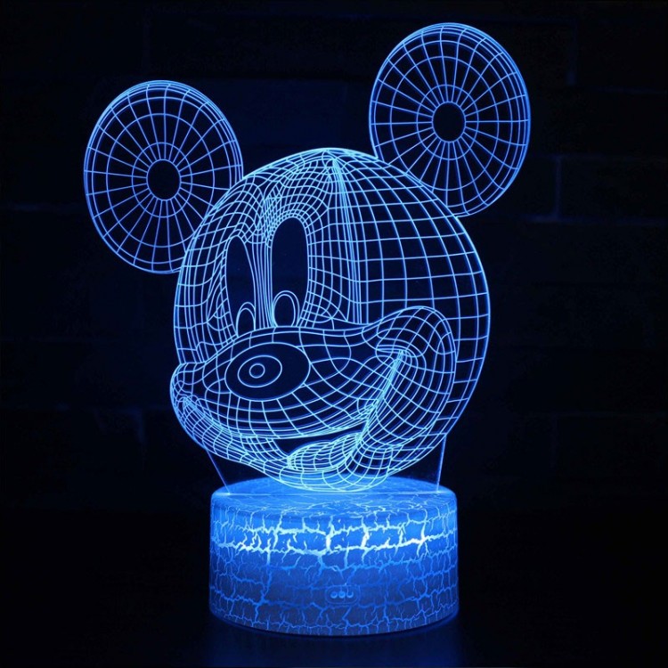 Hjemix | 3D Lampe hode av Mickey