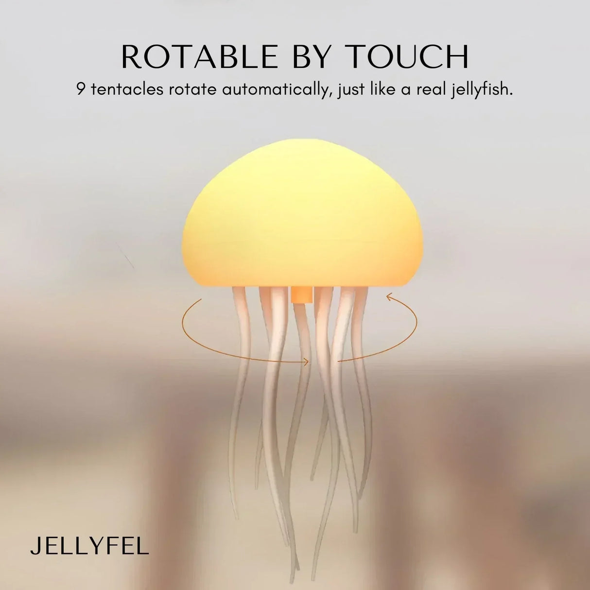 Hjemix | Original JellyBeat | Smart Fargerik LED Dansende Manet Lampe
