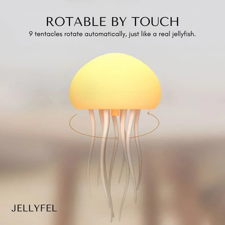 Hjemix | Original JellyBeat | Smart Fargerik LED Dansende Manet Lampe