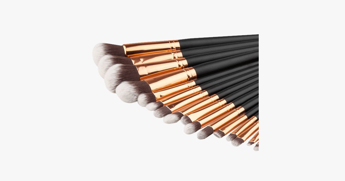 Hjemix | 24-delt Pro Black Brush Set
