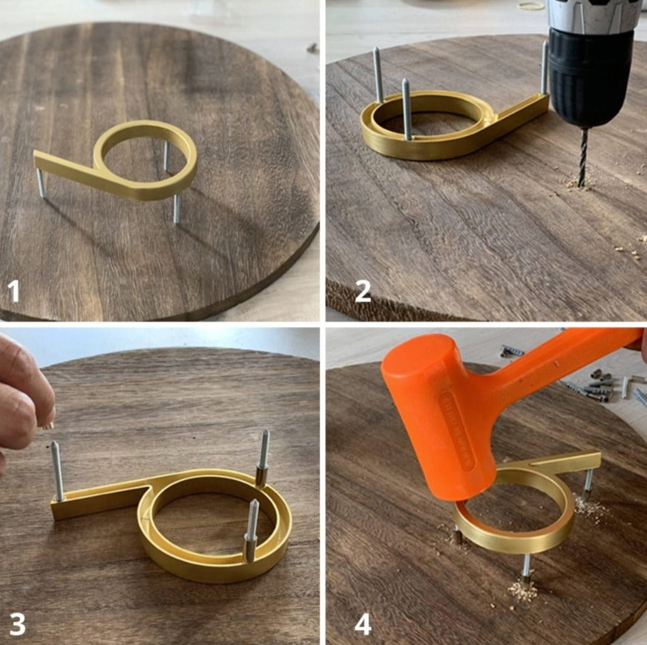 Hjemix | Gold Modern House Numbers