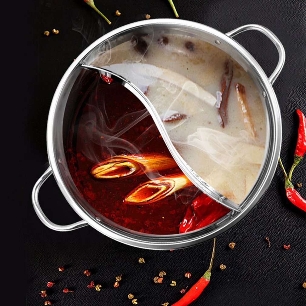 Hjemix | Hot Pot Twin Split Rustfritt Stål Panne