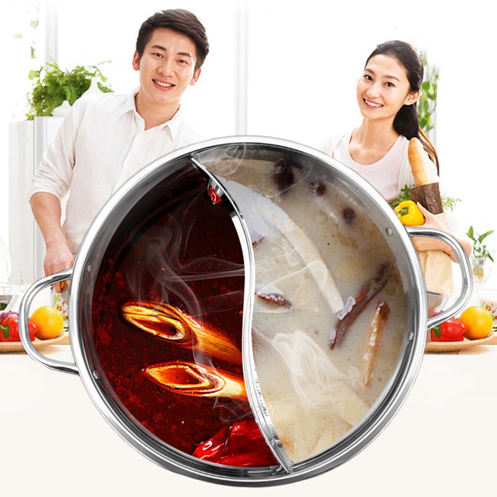 Hjemix | Hot Pot Twin Split Rustfritt Stål Panne