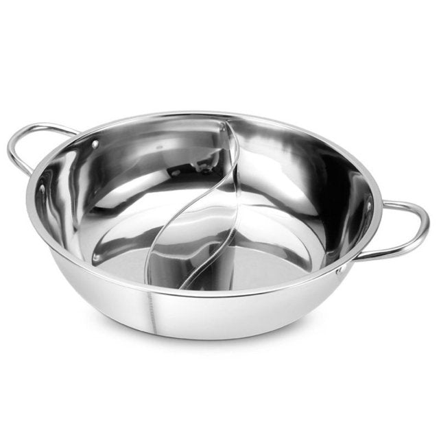 Hjemix | Hot Pot Twin Split Rustfritt Stål Panne