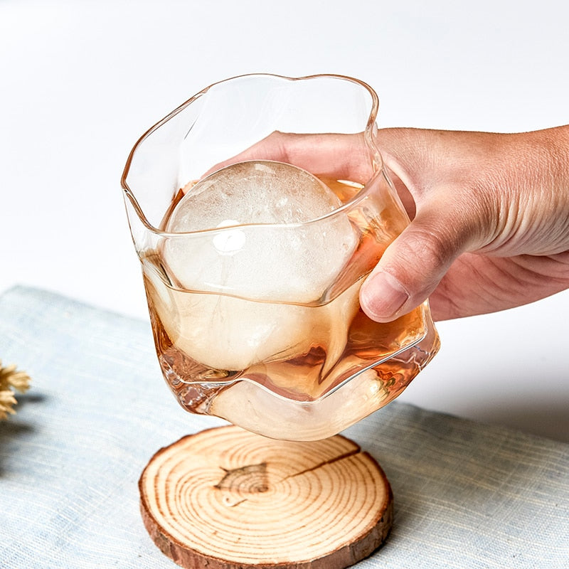 Hjemix | Forvrengt Tekstur Whisky Glass Sett